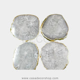 Set Of 4 Agate Coasters