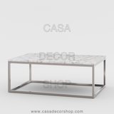 White Agate Coffee Table