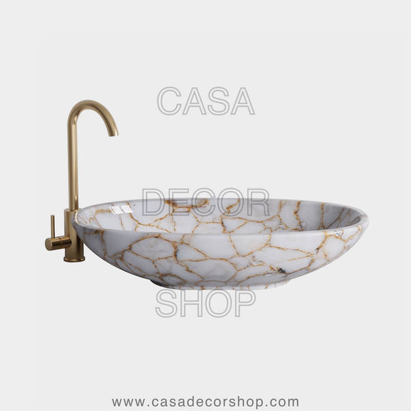 Agate Oval Wash Basin