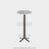 White Quartz Drink Table