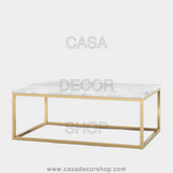 White Quartz Coffee Table