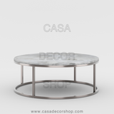 White Quartz Coffee Table