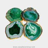 Set Of 4 Agate Coasters