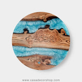 Blue River Burl Resin Tabletop