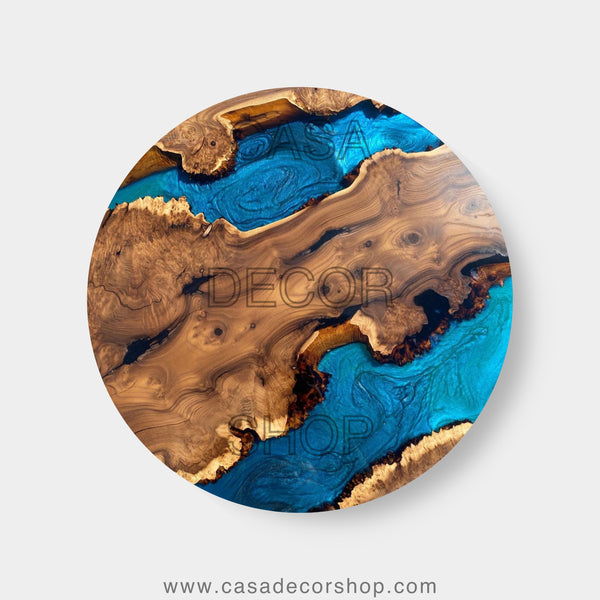 Blue River Burl Resin Tabletop