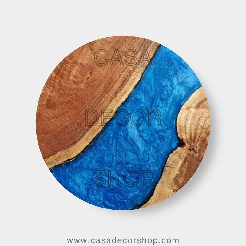 Blue River Burl Resin Tabletop