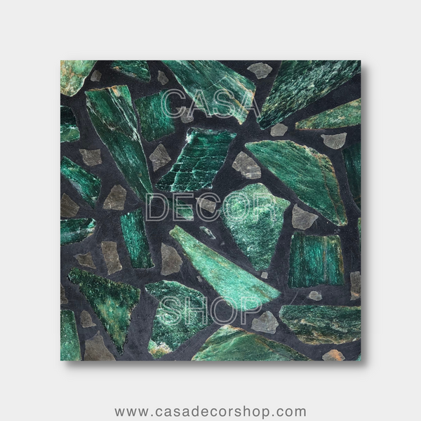 Green Aventurine Terrazzo Table Top