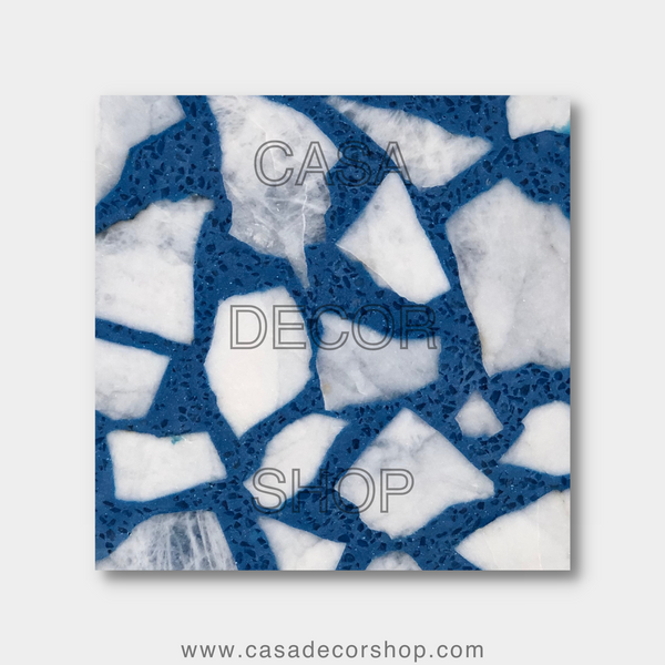 White Quartz Terrazzo Table Top