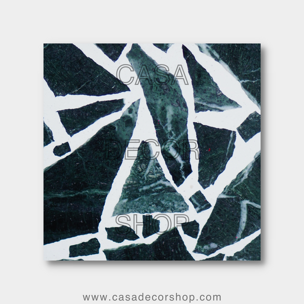 Spider Green Marble Terrazzo Table Top