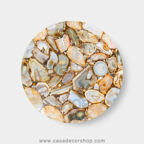 Yellow Agate Table Top