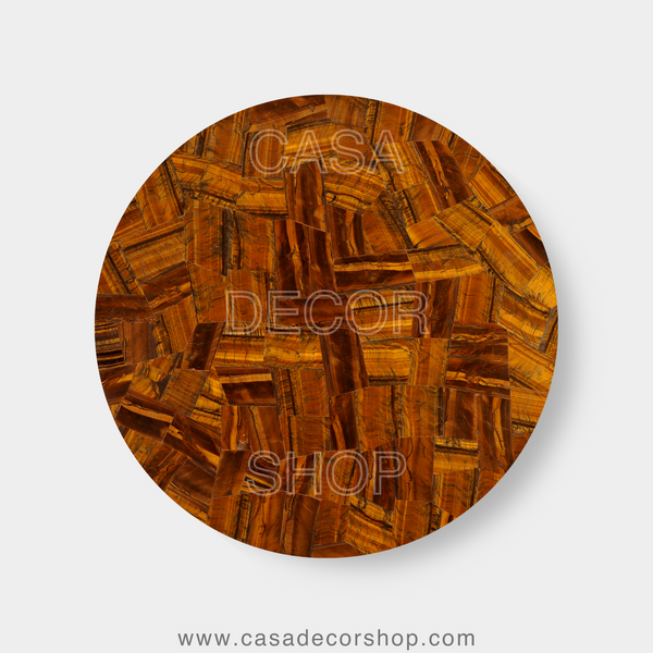 Yellow Tiger's Eye Table Top