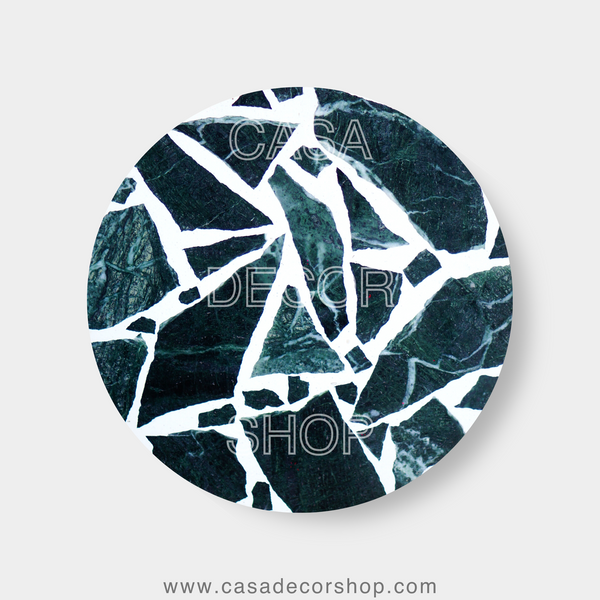 Spider Green Marble Terrazzo Table Top