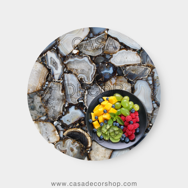 Grey Agate Table Top