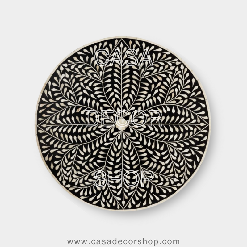 Buy Handmade Flower Bone Inlay Table Top - Casa Decor Shop – CASA DECOR ...