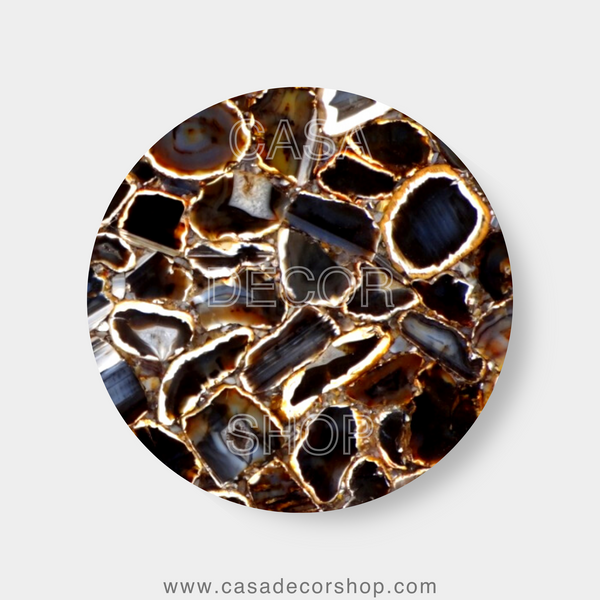 Black Agate Table Top