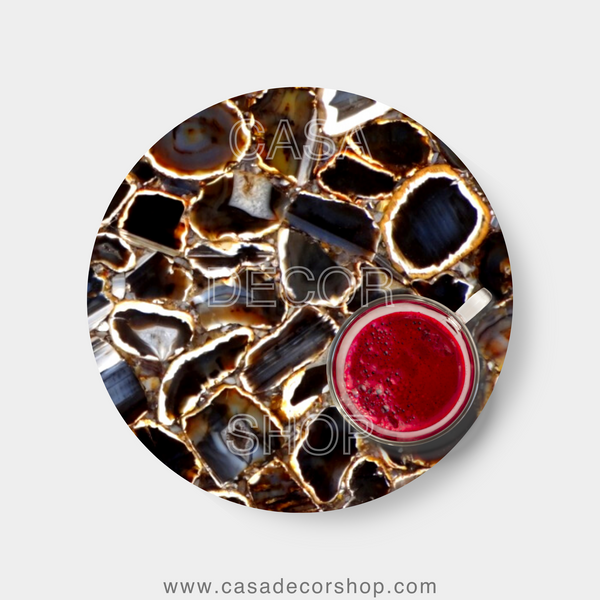 Black Agate Table Top