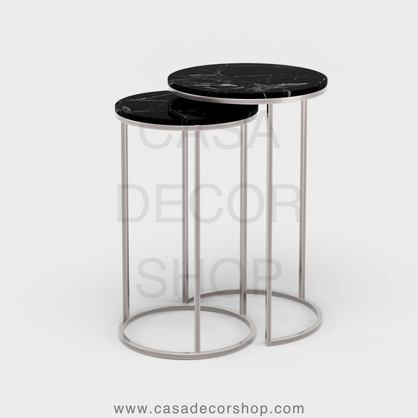 Marble Nested Side Table