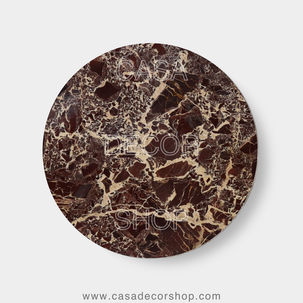 Passion Red Italian Marble Table Top