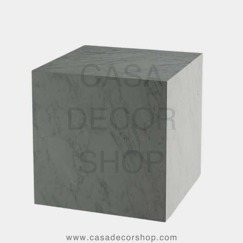 Marble Box End Table