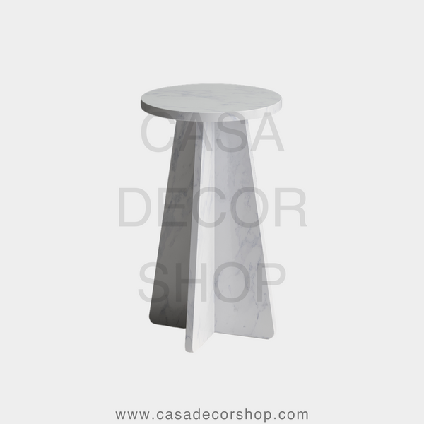 Single Marble Side Table Style-2