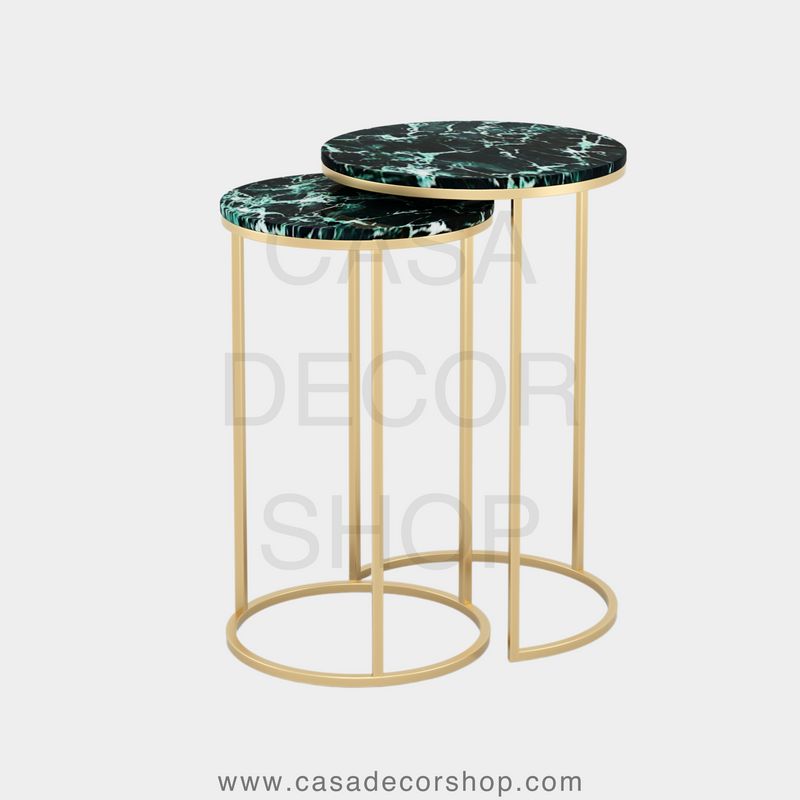 Marble Nested Side Table