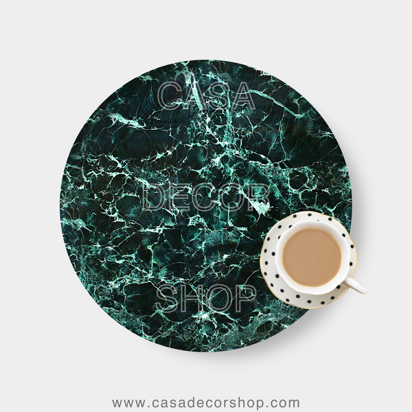 Spider Green Indian Marble Table Top