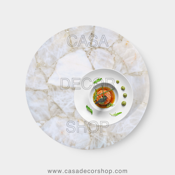 White Quartz Table Top